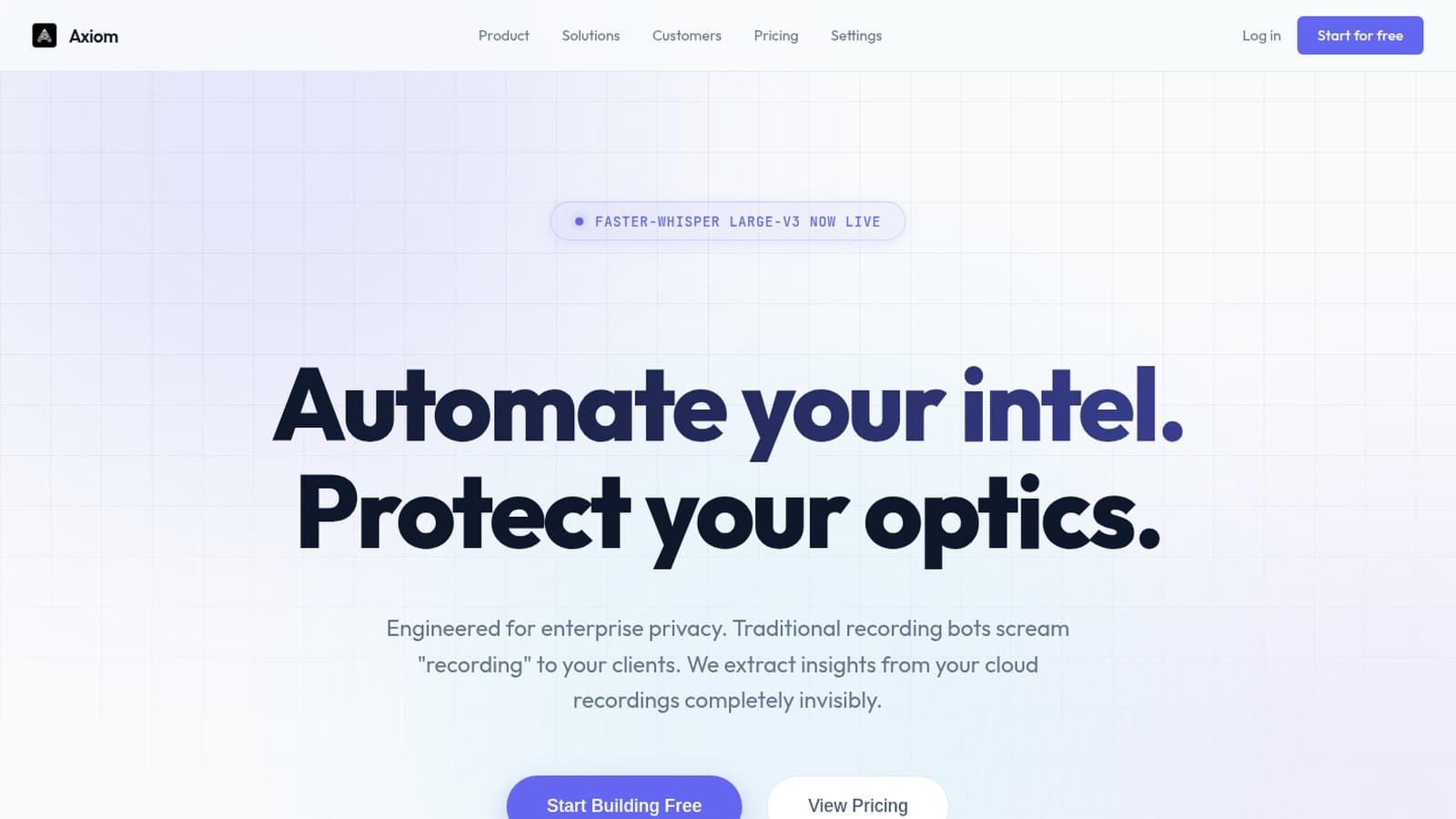 Axiom Transcriber: AI meeting transcription & Chrome extension: AI Transcription & Meeting Intelligence case study cover
